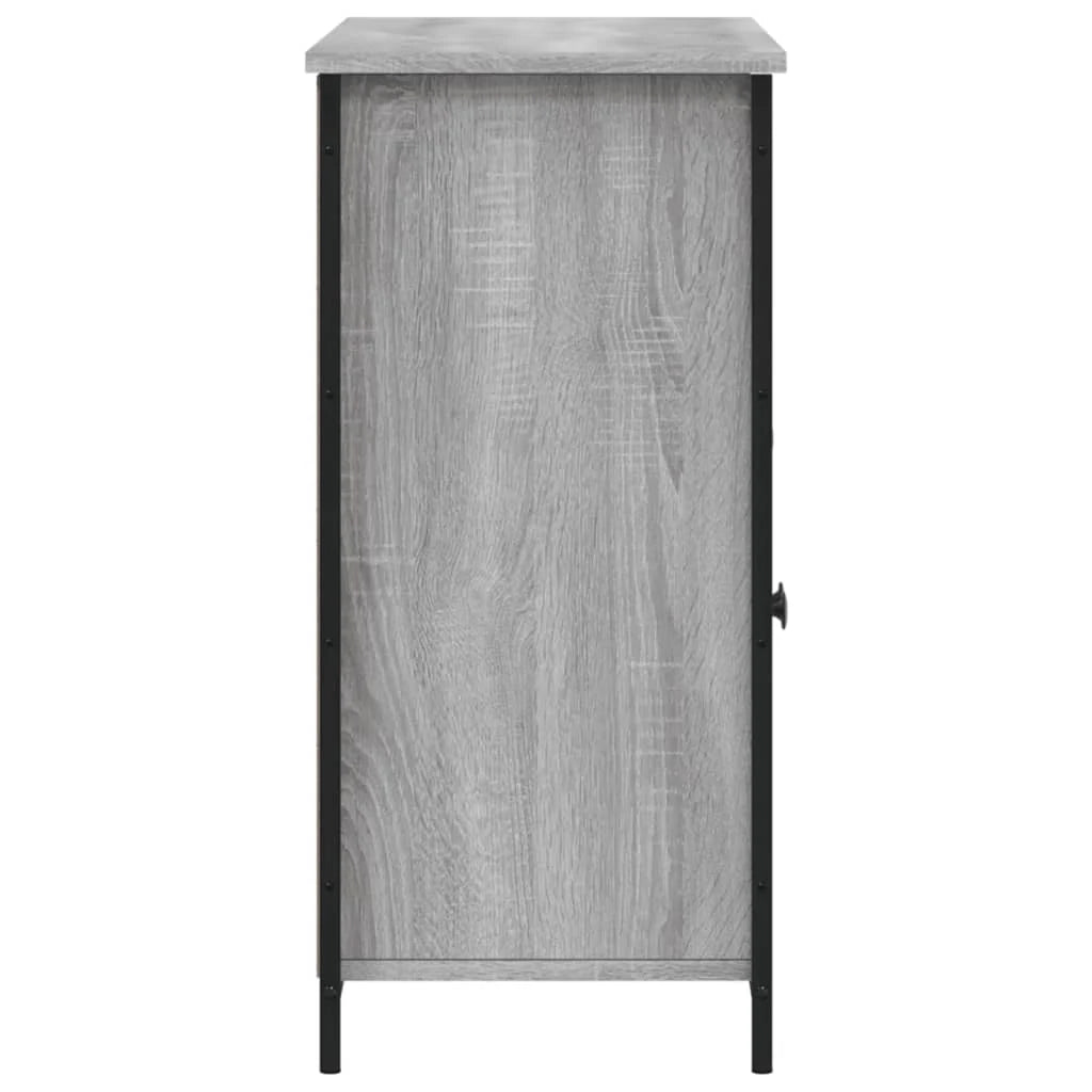Credenza cassettiera mobile contenitore organizer cucina soggiorno salotto sonoma 100 x 35 x 75 cm legno ingegnerizzato grigio 02_0036249