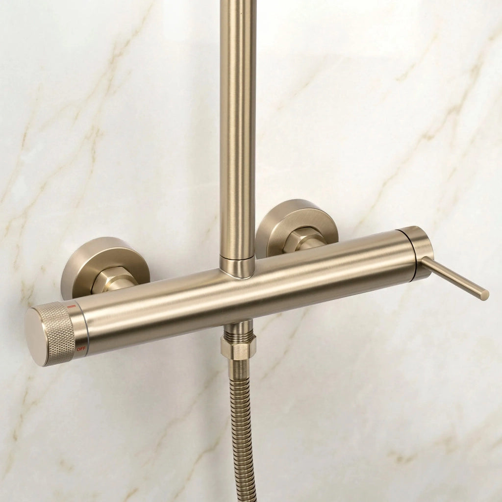 Set Doccia Rea Foss Clif Brush Gold