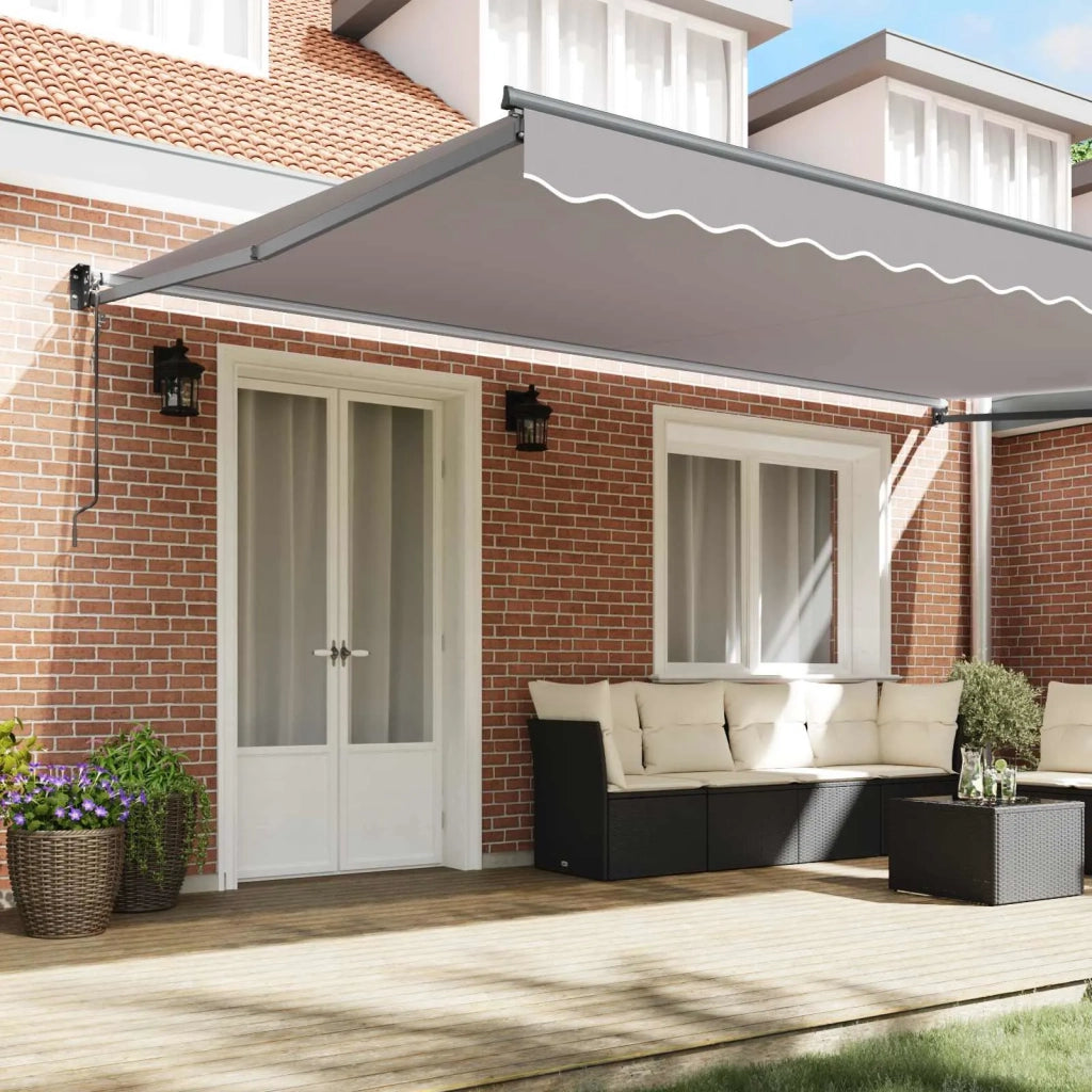 Tenda da Sole Grigio chiaro 500 x 300 x 165 cm 3331380