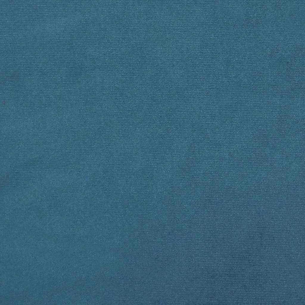 Divano letto con braccioli 205 x 89 x 70 cm velluto blu 02_0020416