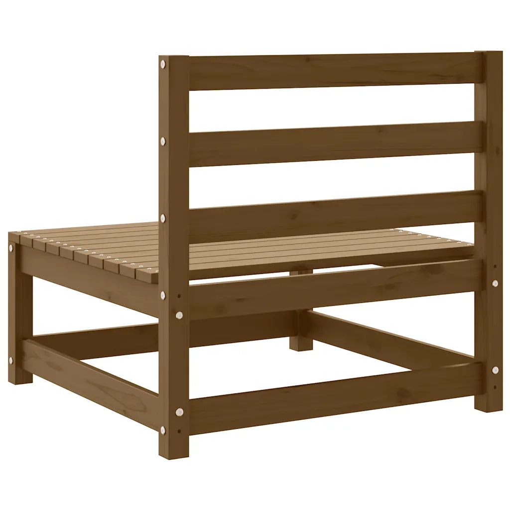 Divani Centrali da Giardino 2pz Ambra in Legno Massello di Pino 805688