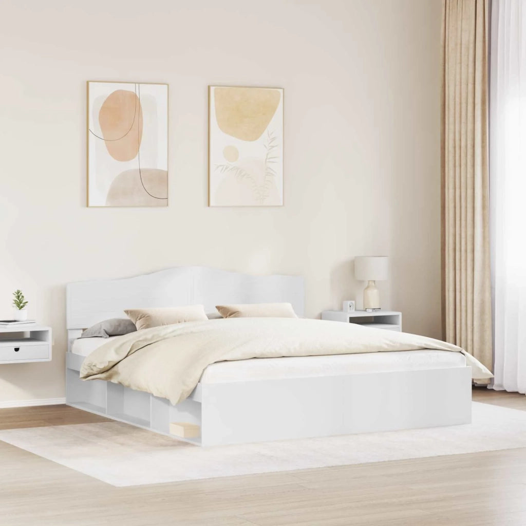 Struttura del letto Bianco 180 x 200 cm Pino massello 3412862