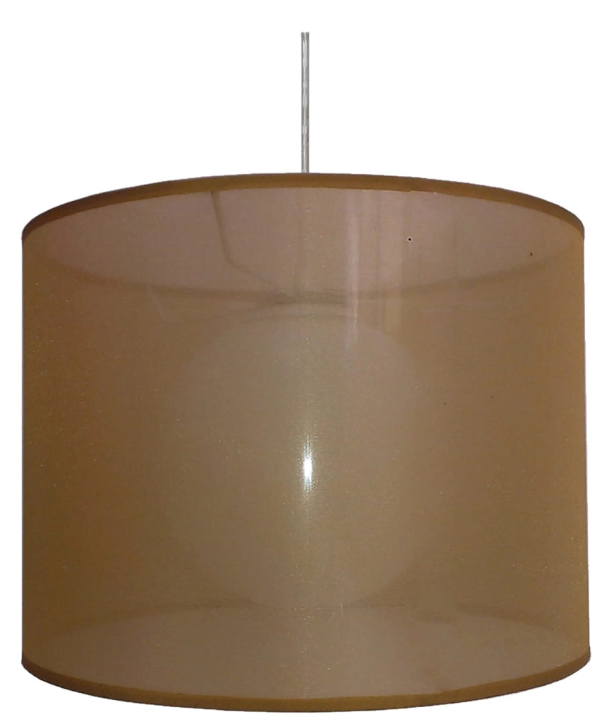 Lampada a sospensione Candellux Chicago Ø35 marrone