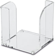 Blocco note in acrilico - Organizzatore da scrivania - 9 x 9 cm - Perfetto per ufficio o casa - Alta qualità