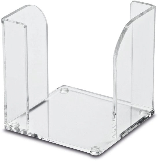 Blocco note in acrilico - Organizzatore da scrivania - 9 x 9 cm - Perfetto per ufficio o casa - Alta qualità