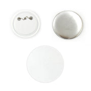 100 Spille Bianche 25mm per Macchina Crea Spille PixMax per Personalizzazione
