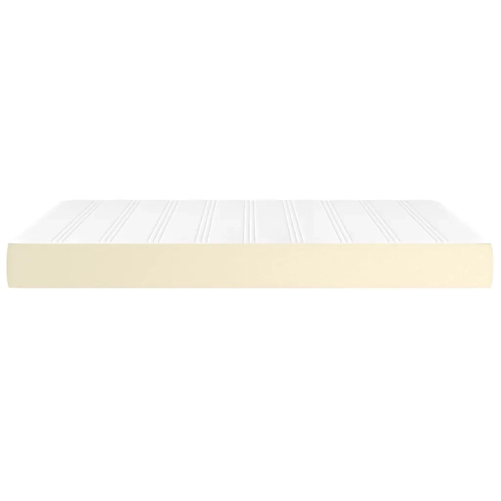 Materasso a Molle Crema 140x200x20 cm in Similpelle cod mxl 40073