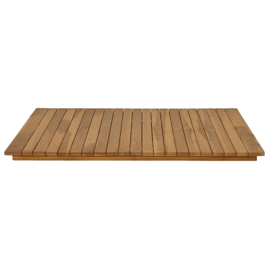 Piano del tavolo 80 x 80 x 3,5 cm Quadrato Legno di teak solido 42033147