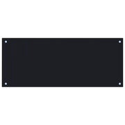 Paraschizzi per Cucina Nero 100x40 cm in Vetro Temperato CFW6625848