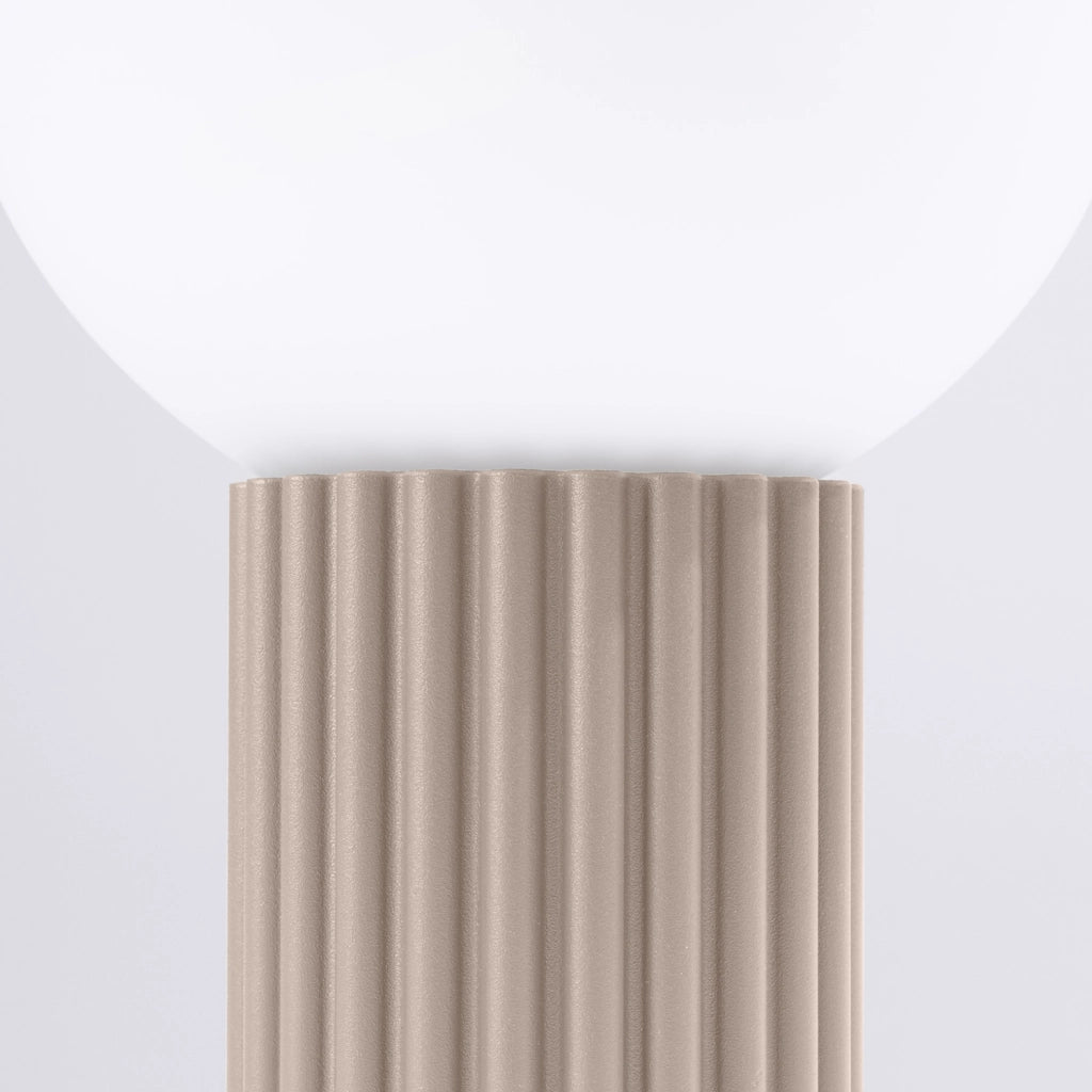 Lampada da tavolo SFERA Pure Lume taupe sfera vetro G9