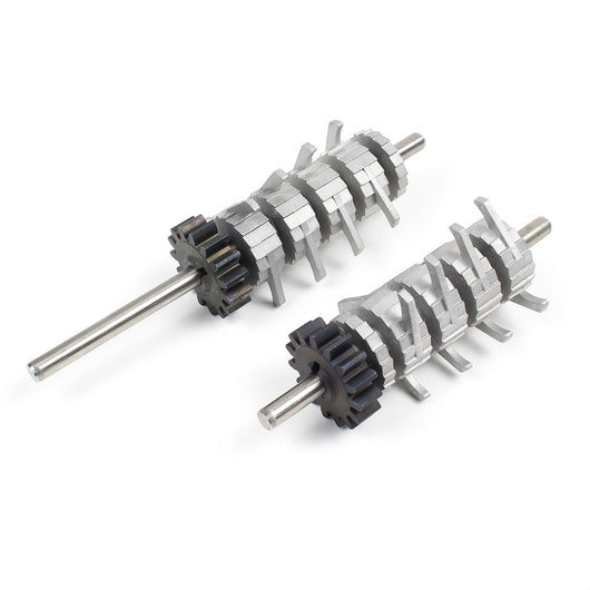 Rulli con lame di ricambio, in alluminio, per mulino macina frutta manuale 7 l