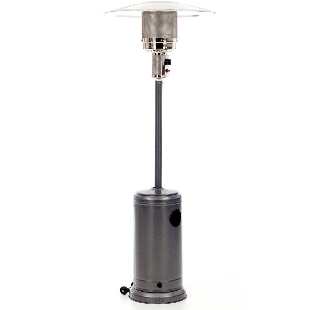 Marvin Stufa a gas Sunshine bombola gpl Fungo da Esterno portatile con ruote acciaio 20mq giardino patio risca Antracite