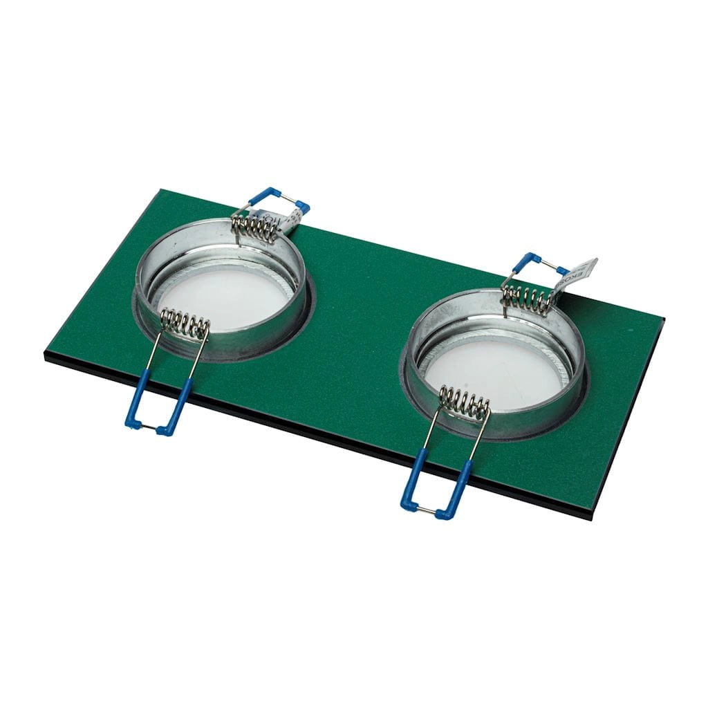 Faretto da soffitto incasso 2xGU10 35W cromato EKOS919