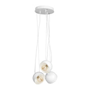 Lampadario sospensione Milagro RON 3xE27 60W bianco