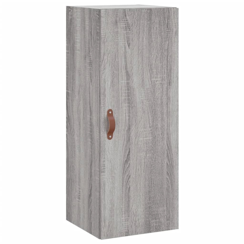 Buffet credenza cassettiera armadio mobile contenitore organizer cucina soggiorno salotto rovere Sonoma alto 34,5 x 34 x 180 cm legno ingegnerizzato grigio 02_0035210