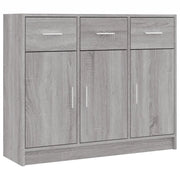 Credenza | Madia | Buffet da pranzo | Armadio da pranzo Grigio Sonoma 91x28x75 cm in Legno Multistrato