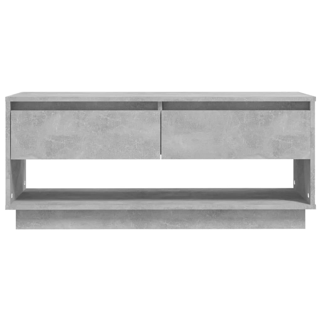 Mobile TV multimediale mensola TV credenza mobile TV sala da pranzo soggiorno camera da letto 102 x 41 x 44 cm legno ingegnerizzato grigio 02_0025616