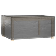 Copri Mobili Giardino | Telone per mobili da esterni 2 pz 8 Occhielli 160x120x75cm Rettangolare