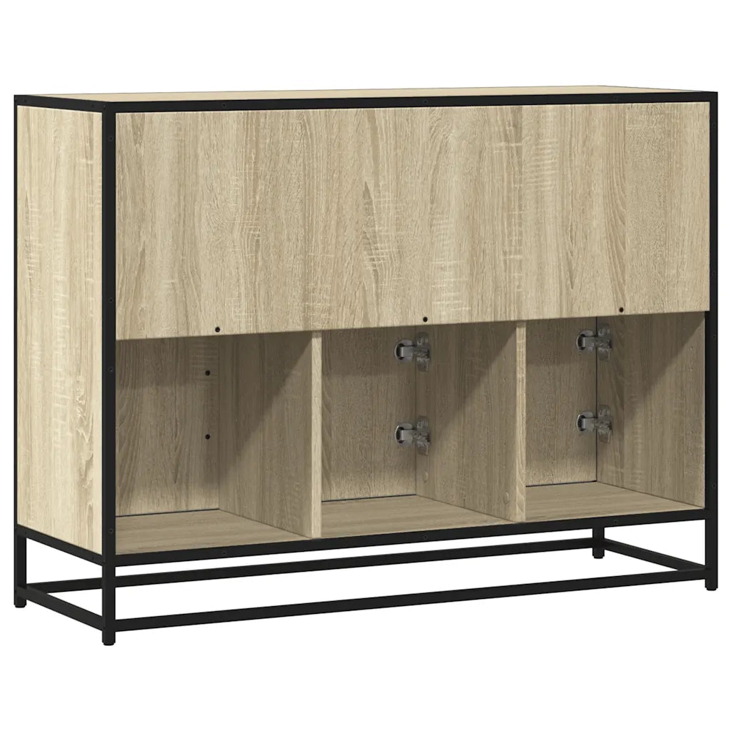 Credenza Rovere Sonoma 100x35x76 cm in Legno Multistrato 849030