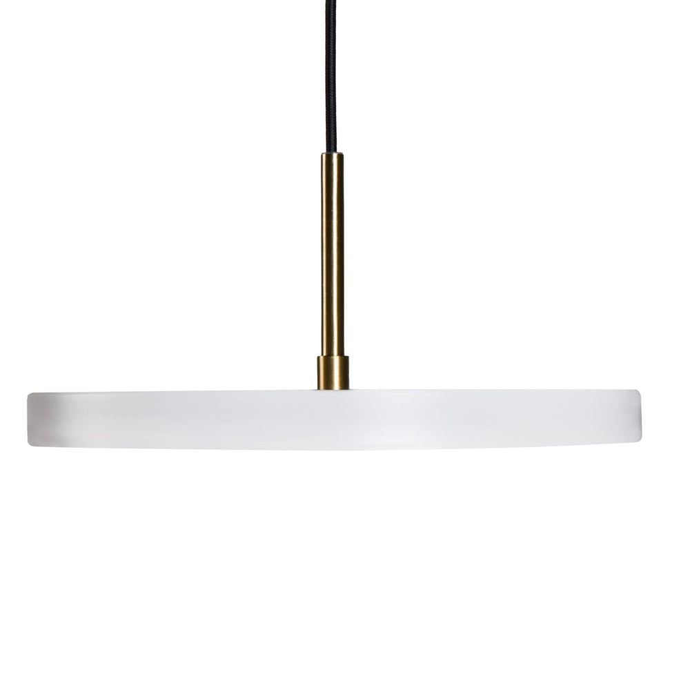 Lampadario a LED in acciaio bianco, stile moderno, per ufficio e sala da pranzo