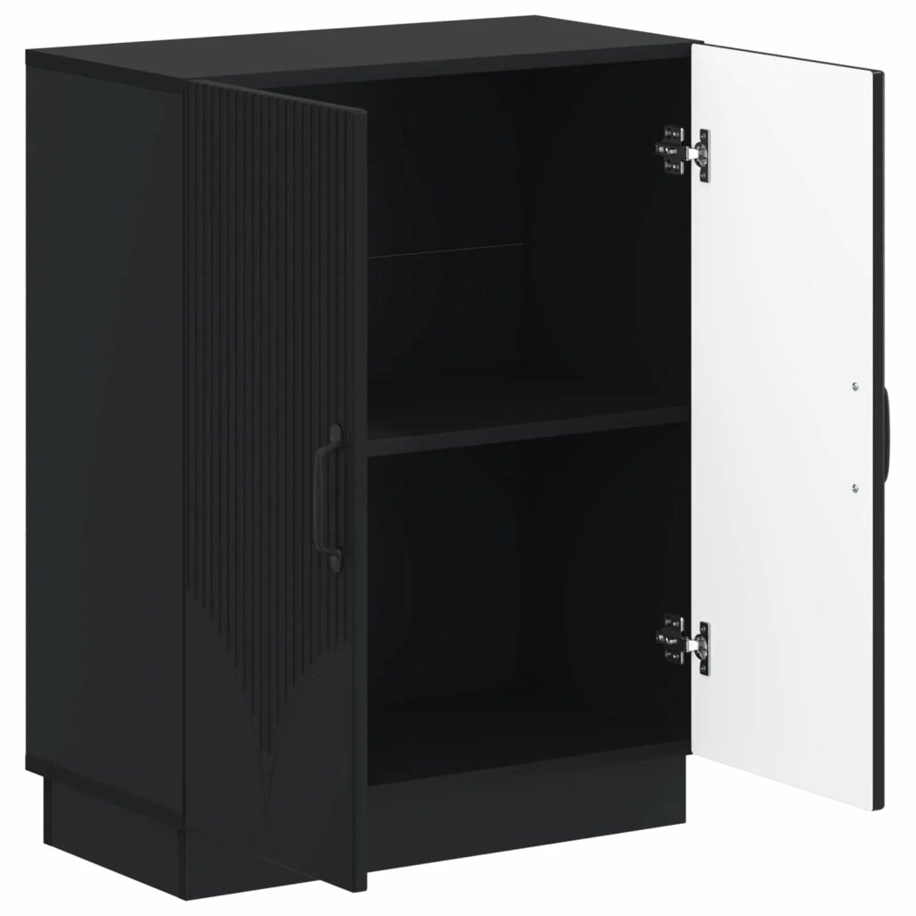 Mobiletto da Bagno HOORN Nero 59,5 x 31 x 77 cm 897276