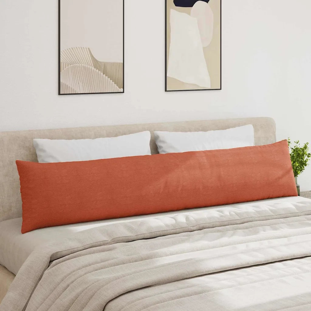 Cuscini da Divano 2 pcs Rosso Arancio 200 x 40 cm