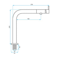 Rubinetto Da Cucina Rea Cole Brush Gold