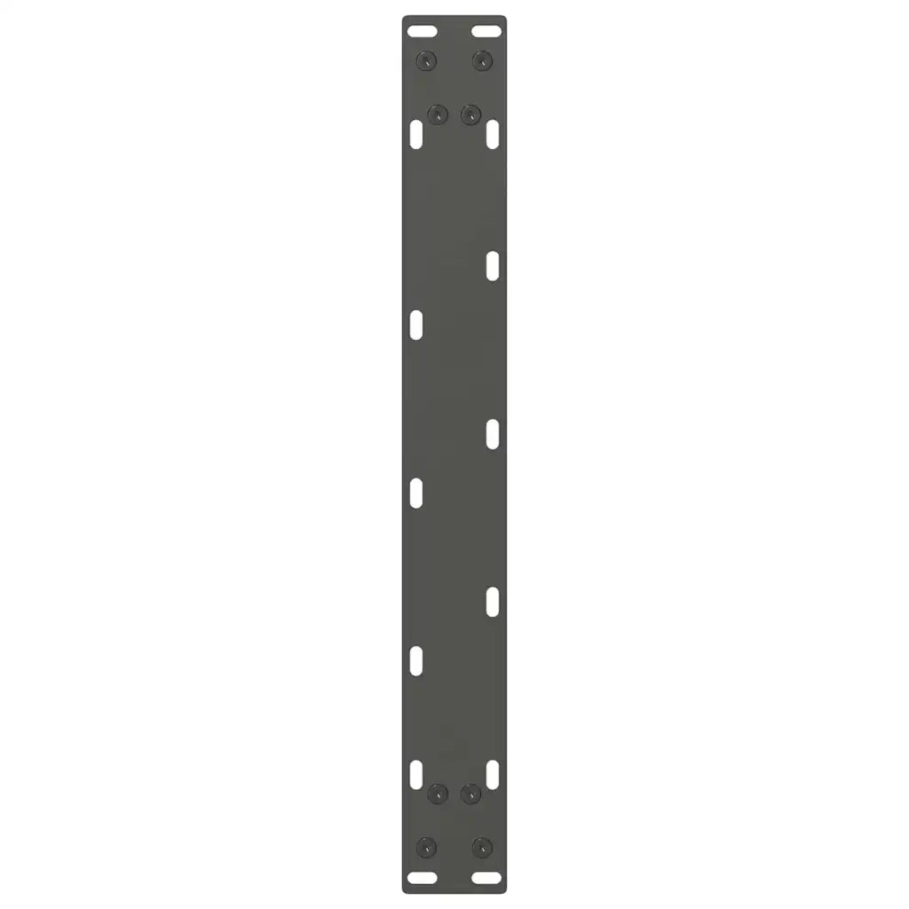 vidaXL Gambe per Tavolino da Caffè Antracite 2 pz 70x(42-43) cm Acciaio