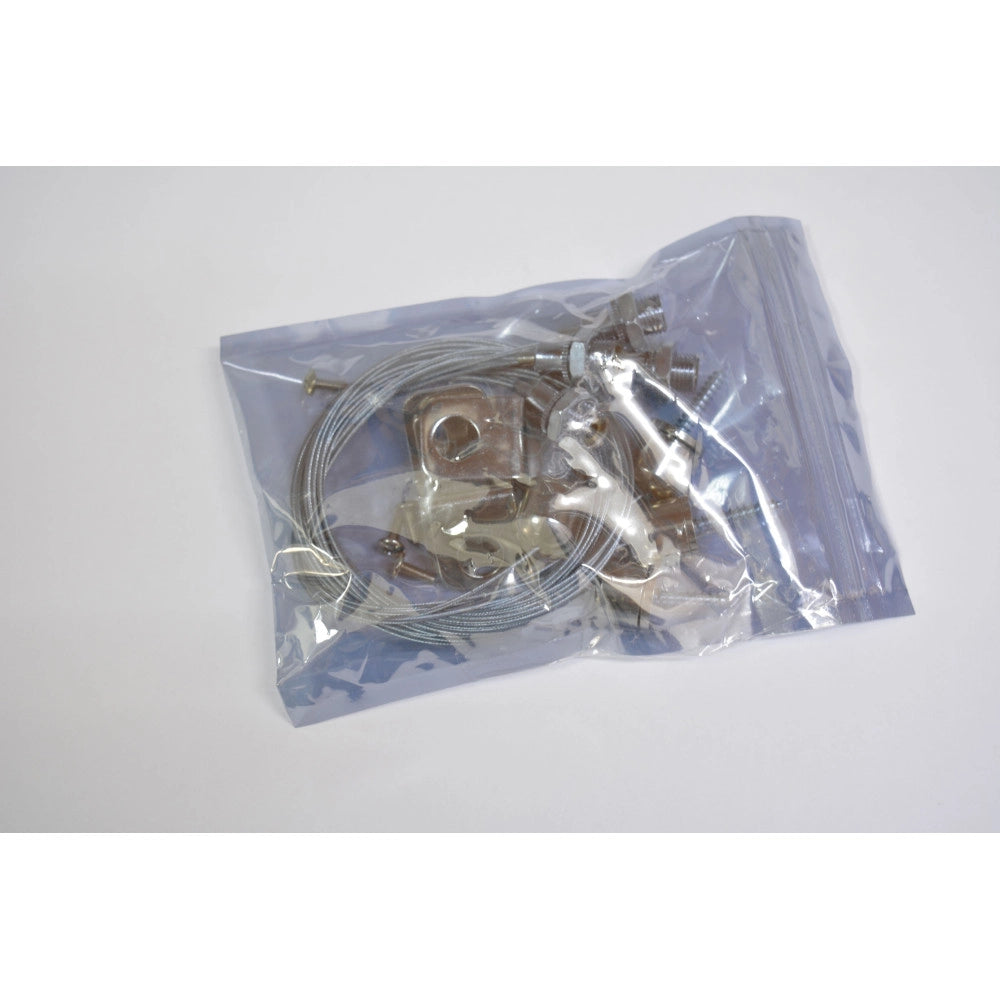 Trade Shop - Kit Staffe Fissaggio A Sospensione Per Pannello Led 60x30 120x30 60x60 -