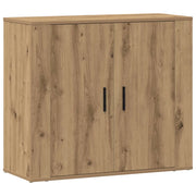 Credenza | Madia | Buffet da pranzo | Armadio da pranzo Rovere Artigianale 80x33x70 cm in Truciolato