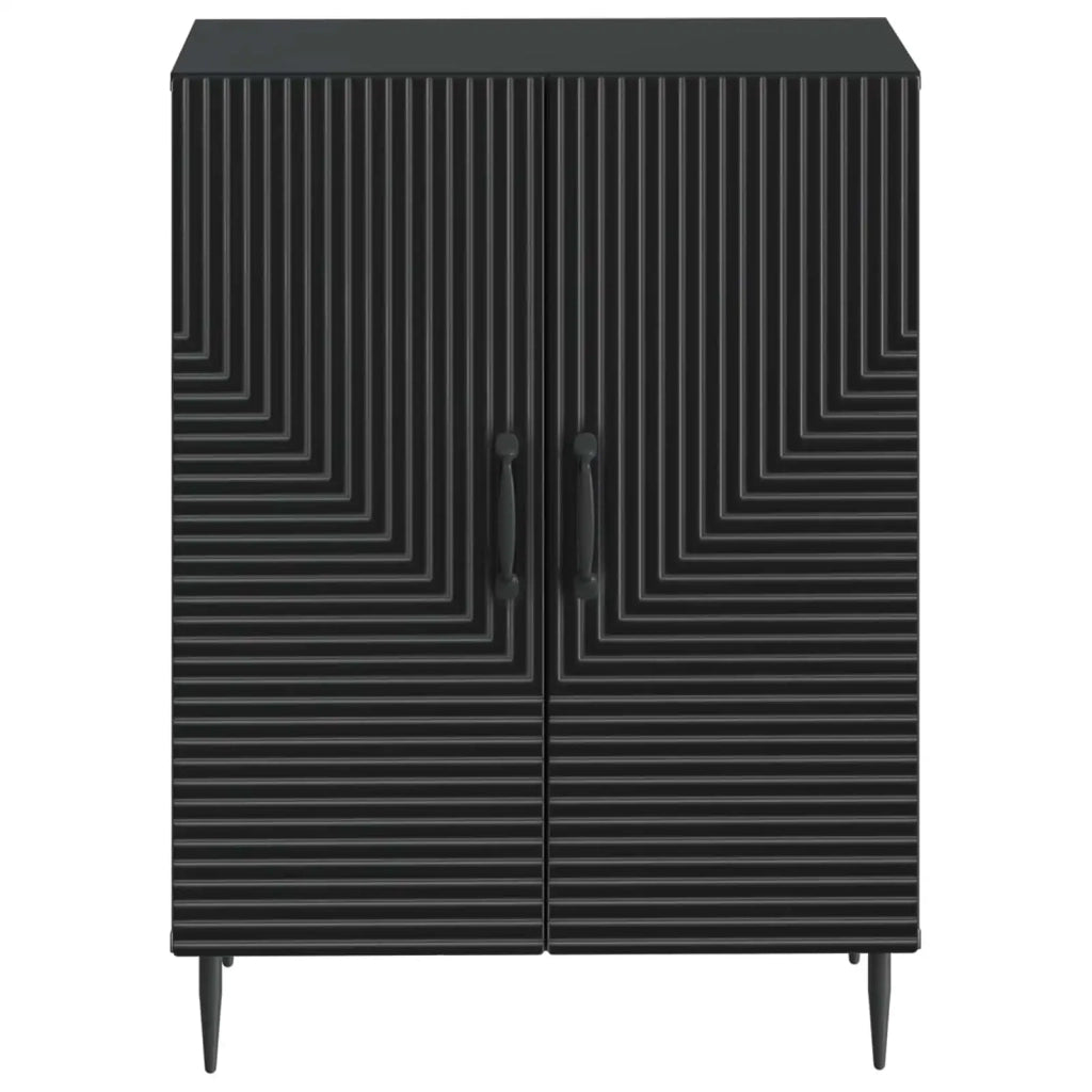 Mobiletto da Bagno HAARLEM Nero 59,5 x 31 x 80 cm 896836
