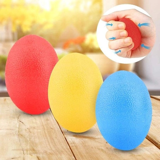 Manubrio adattabile - manubri a forma di uovo - 3 pezzi - manubrio per arrampicata - palline anti-stress