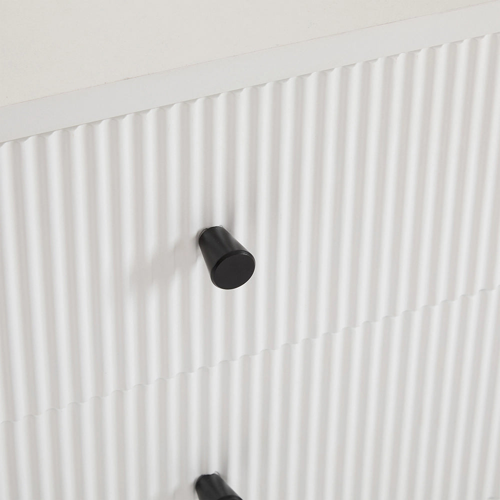 Coiffeuse con specchio e illuminazione LED - Xylo - L100/H76/P40 cm - Plateau coulissant, LED 3 colori