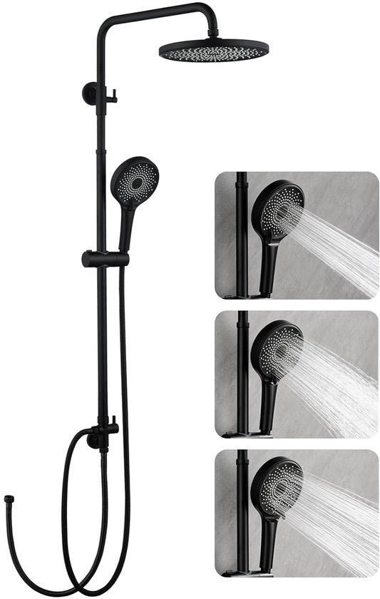 Doccetta per docce con maniglia regolabile - Altezza regolabile - Laminato in acciaio inossidabile