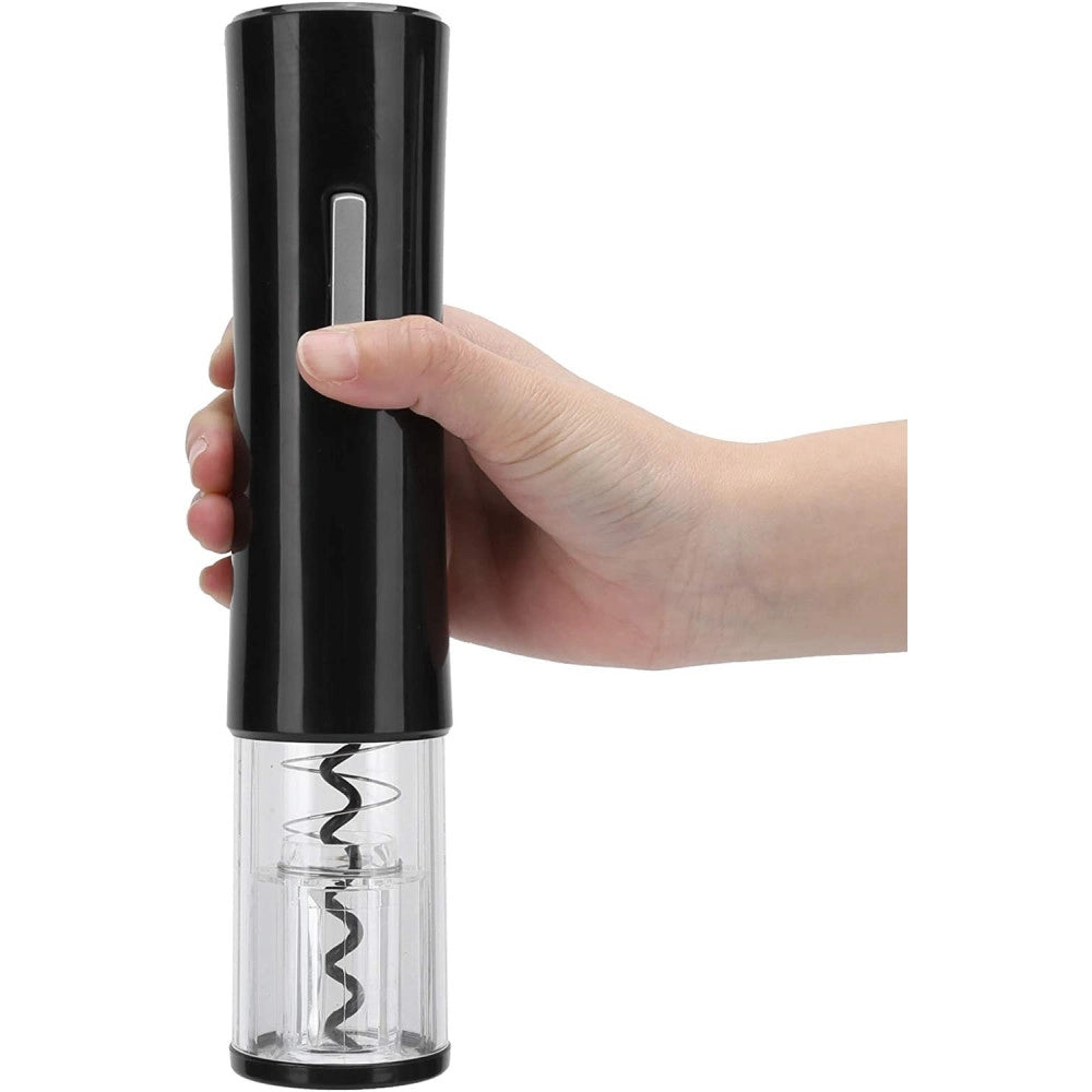 Trade Shop - Cavatappi Apribottiglie Apri Bottiglie Elettrico A Batterie Vino Opener Cutter -