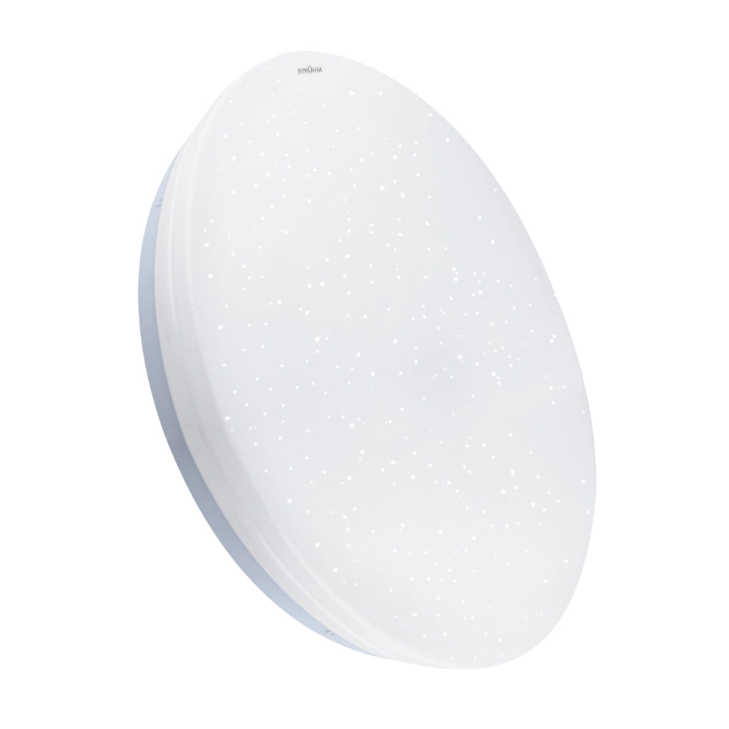 Plafoniera bagno Struhm Karol bianca Ø38 24W 4000K