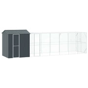 Gabbia per uccelli Antracite 824 x 208 x 247 cm Acciaio zincato 3325158
