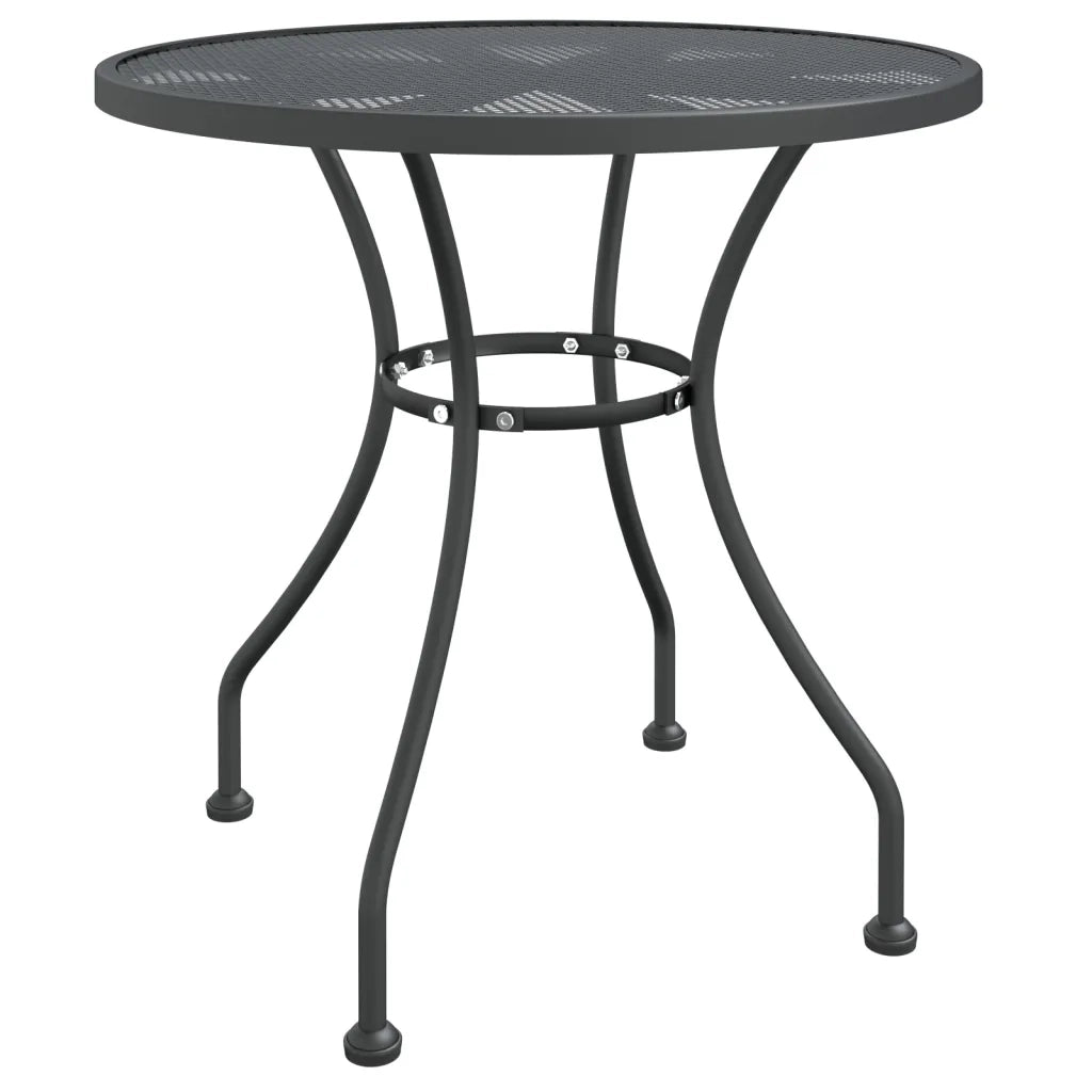 Set da Pranzo per Giardino 5pz Rete Metallica Espansa Antracite 3084712