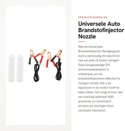 Kit di pulizia multifunzionale per auto - Set di strumenti di pulizia DIY - Adatto per auto - Nozzle di pulizia per iniettori di carburante universali - Strumento di pulizia per auto multifunzionale