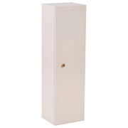 Mobile da bagno sospeso con struttura in MDF beige e 4 ripiani, stile glamour
