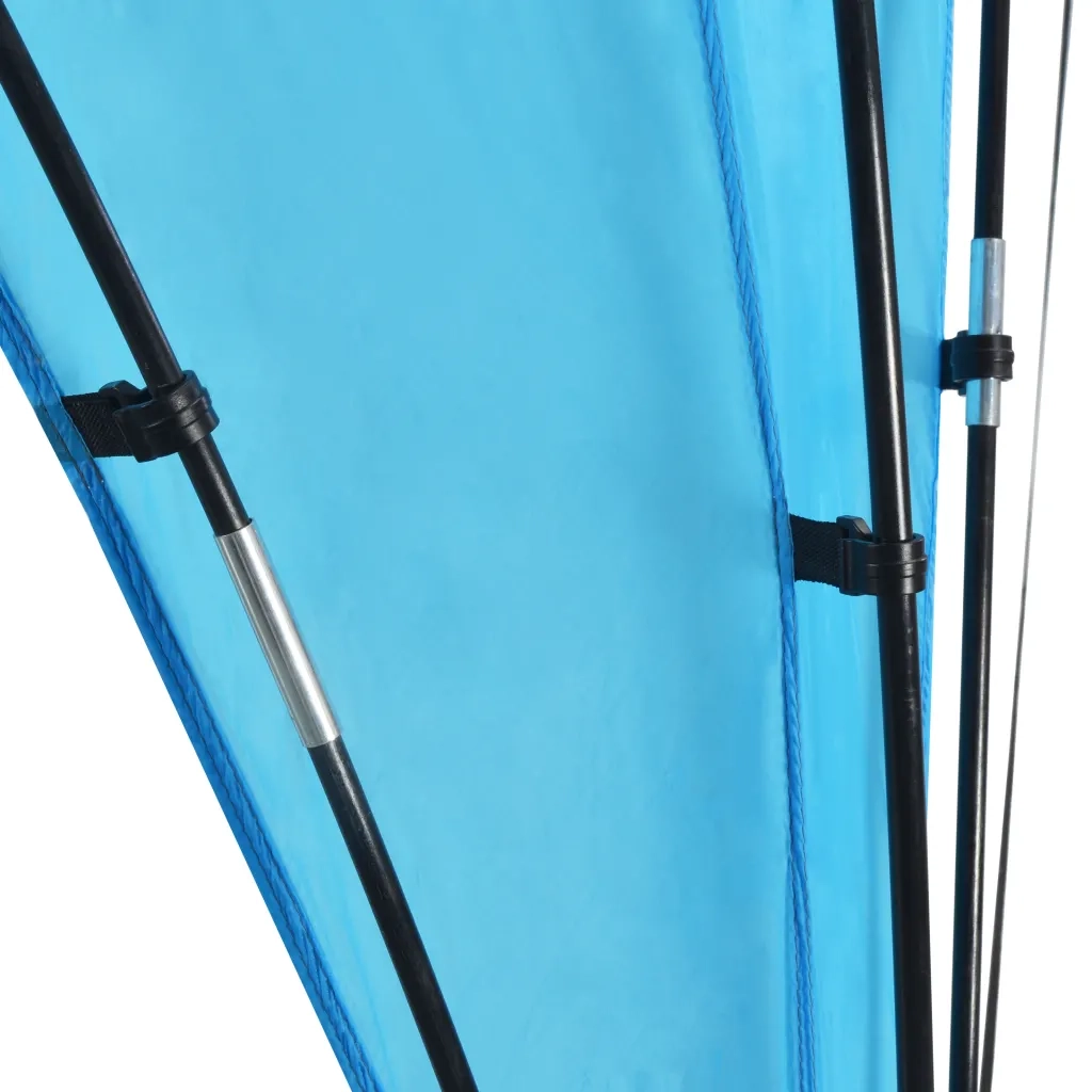 Tendone per Feste ad Arco 450x450x265 cm Azzurro 91570