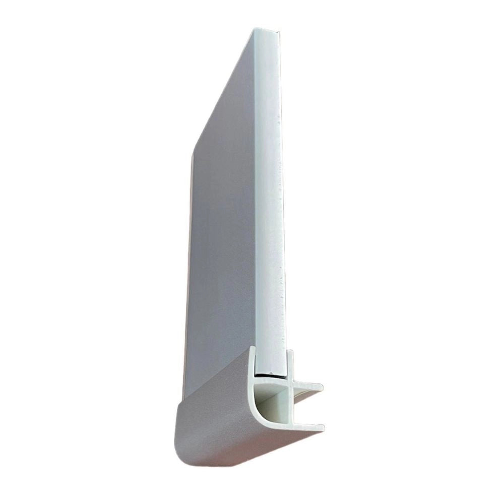 Angolare per zoccolo cucina H10 pvc colore alluminio PBDK10