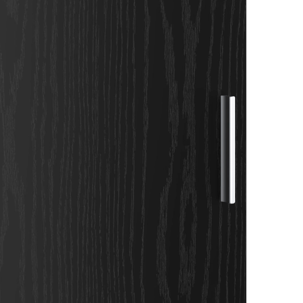 Mobile Buffet Rovere Nero Legno Ingegnerizzato Medio