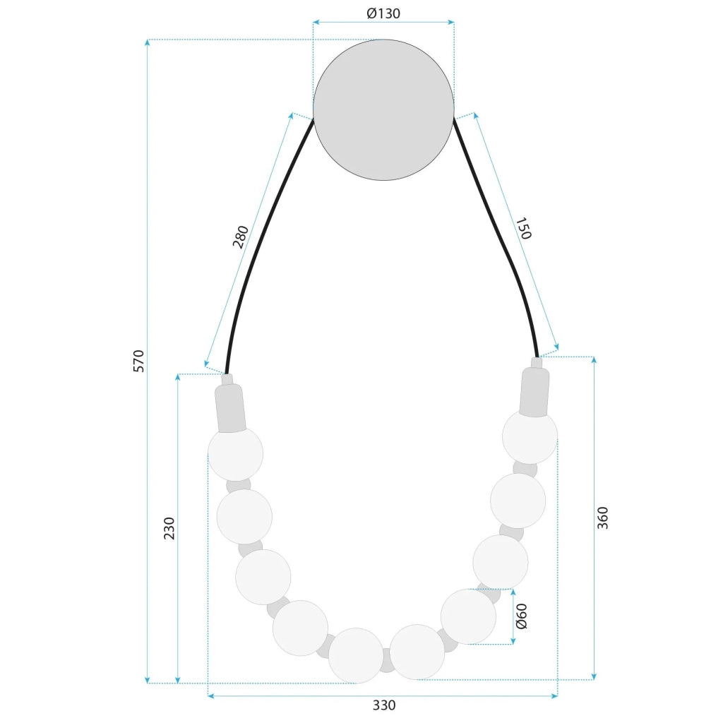 Lampada Da Parete G026-cp Black