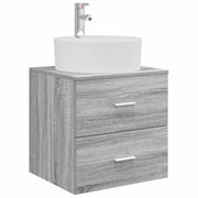 Mobile Lavabo | Armadio Lavabo da Parete Sonoma grigio 49,5 x 44,5 x 65 cm