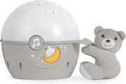 Lampada notturna con proiettore stellare per bambini - Sensore di rumore, lampada musicale notturna e 3 effetti di luce