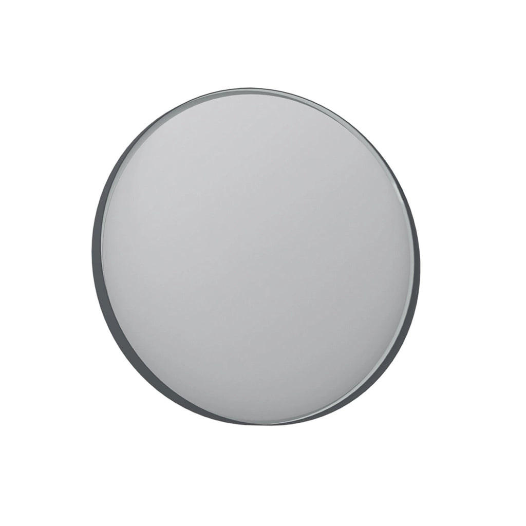 Specchio decorativo in legno "Moonlight 90 v2" - 90 x 7 x 90 cm - Antracite opaco