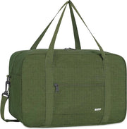 Borse a mano per aereo, valigette, piccole, ripiegabili, 40 x 20 x 25 cm, borse da sport, borse da ospedale, borse per weekend, blu scuro 20 l con cinghia a spalla