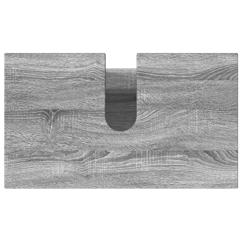 Mobiletto da bagno Sonoma grigio 60 x 35 x 60 cm 889401