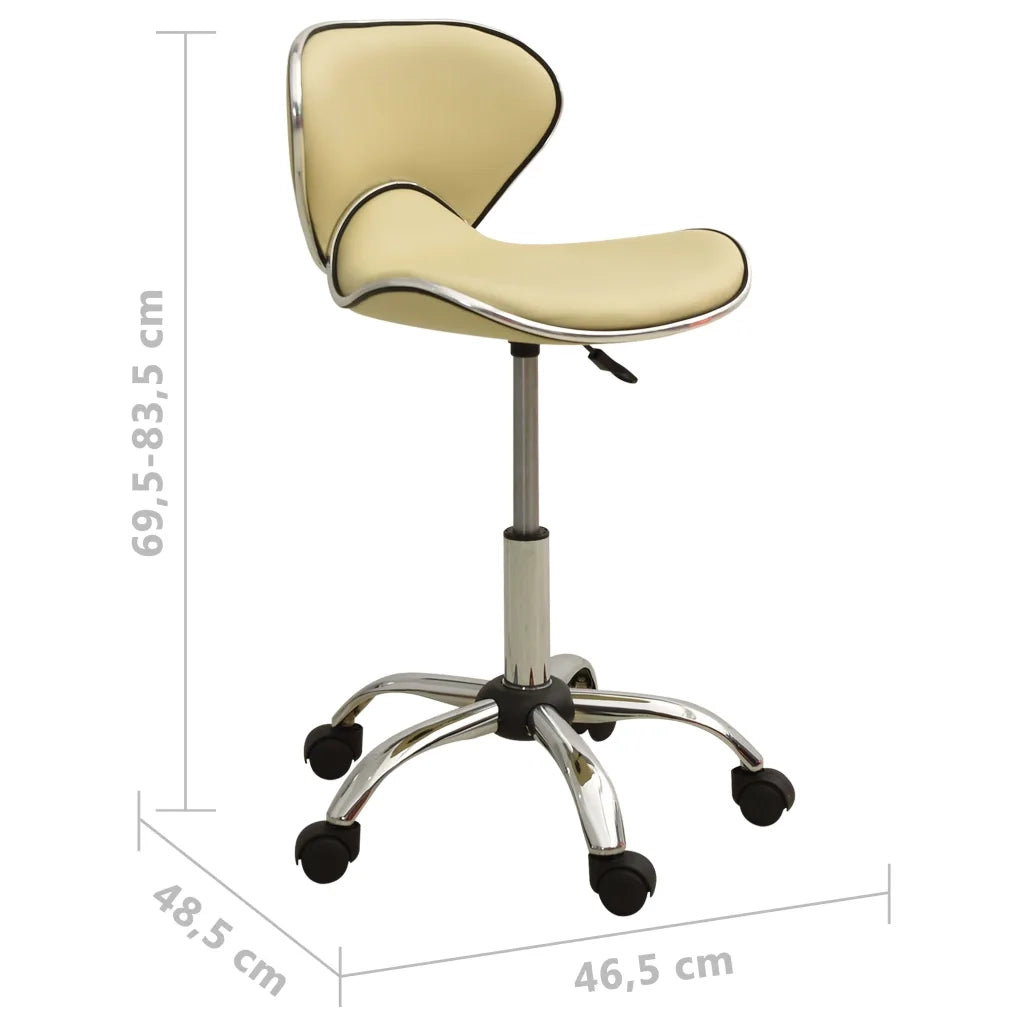 Sgabello da Salone Spa Crema in Similpelle 323677